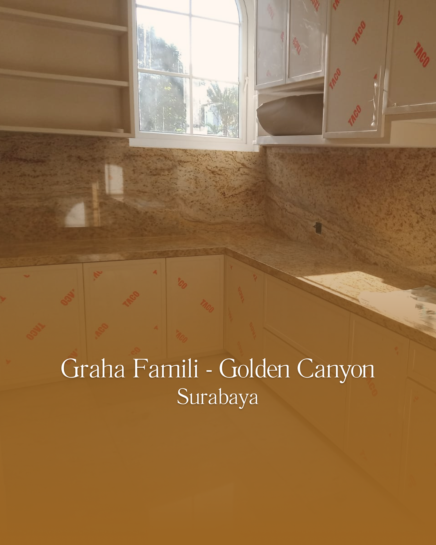 Kitchen Golden Canyon – Graha Famili Surabaya